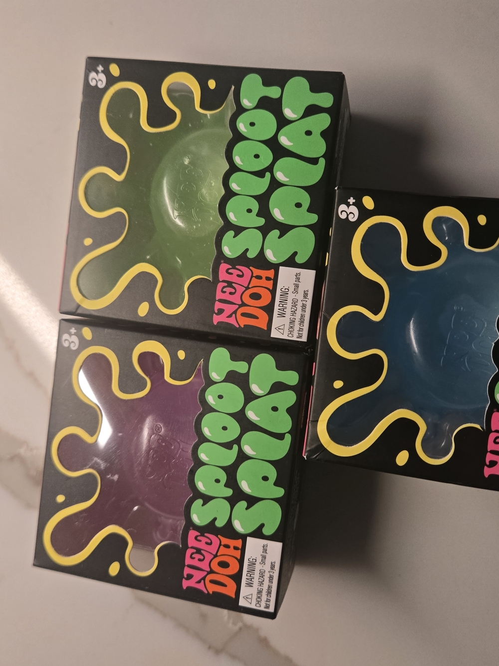 Splat Squish Kids Toy -price Per Your Choice Of Color Green, Purple, Blue